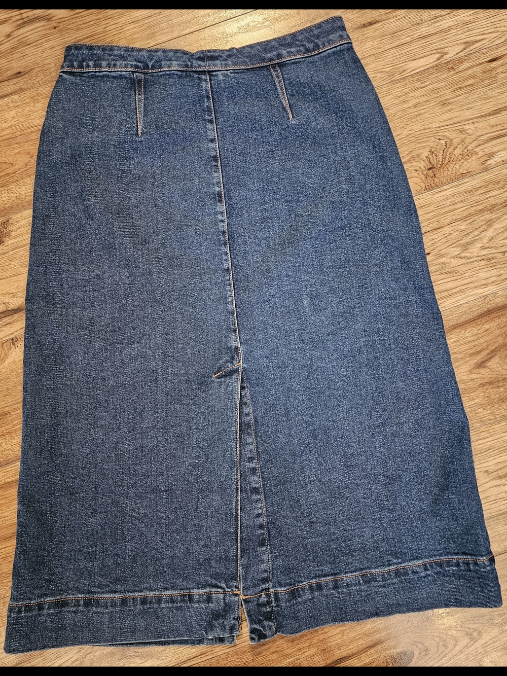 Joe Fresh Button-Front Denim Midi Skirt - Picture 6 of 6